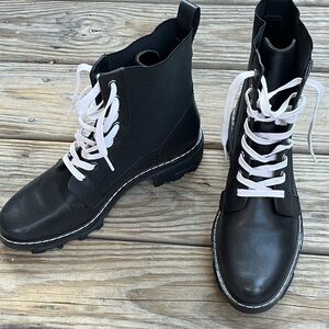 Rag & Bone Black lace-up boots